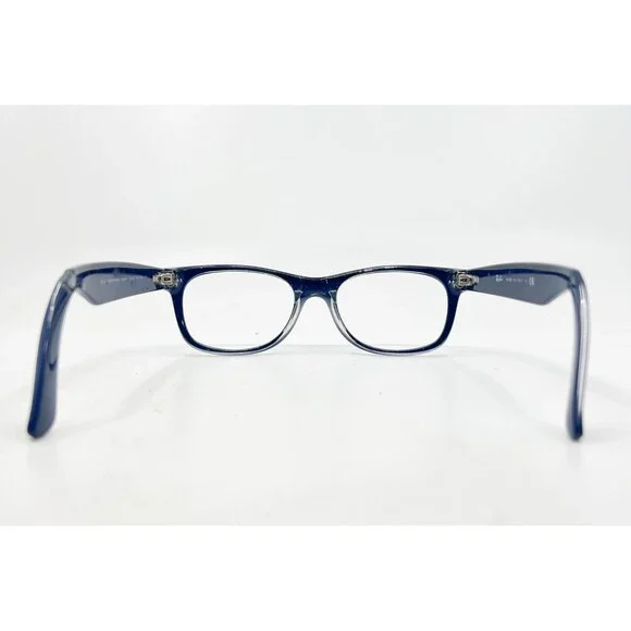 Ray-Ban RB 2132 New Wayfarer Blue Clear Eyeglass Frames 52-18 145 Italy 6053/71